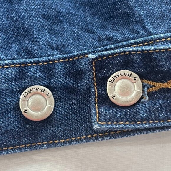 NEW Elwood Classic Denim Jacket Pond Wash Small - Picture 12 of 14